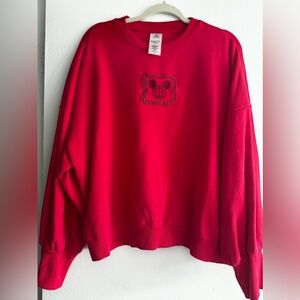 Walt Disney world red crew neck